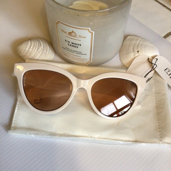 New! OTRA creamy cat eye sunglasses main image 5